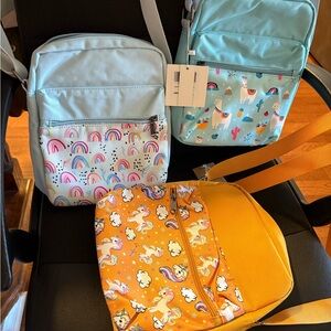 Colorful Backpack Set with Fun Prints